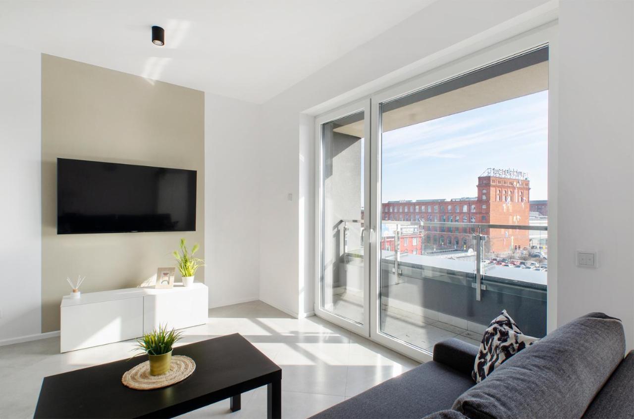 Ferienwohnung Goldaparts Manufaktura Premium Łódź Exterior foto